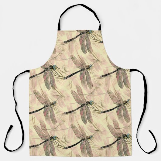  dragonfly afdrukken schort (Voorkant)