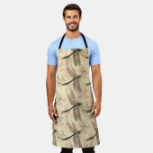 dragonfly afdrukken schort (Gedragen)