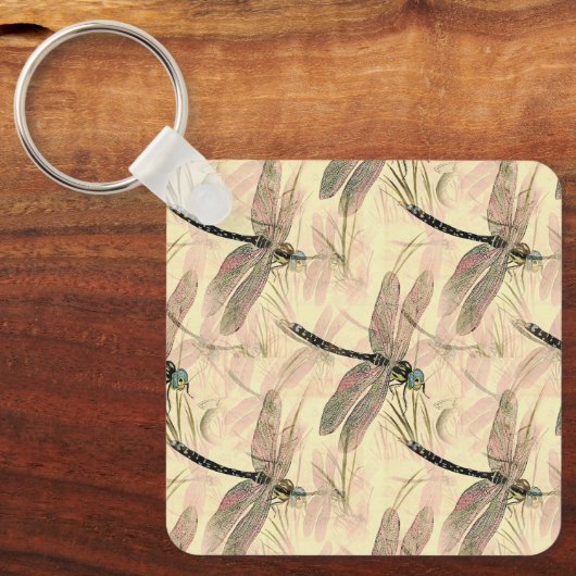 dragonfly afdrukken sleutelhanger (Voorkant)