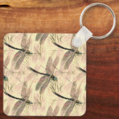 dragonfly afdrukken sleutelhanger (Achterkant)