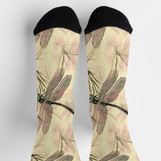  dragonfly afdrukken sokken (Top)