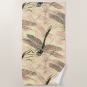  dragonfly afdrukken strandlaken (Voorkant)