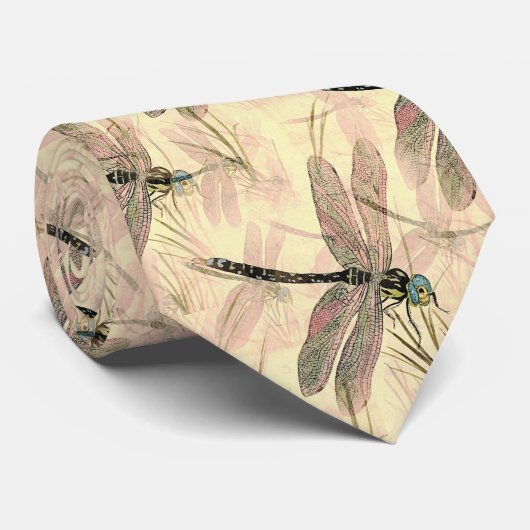 dragonfly afdrukken stropdas (Opgerold)