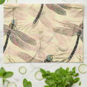  dragonfly afdrukken theedoek (Gevouwen)