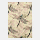  dragonfly afdrukken theedoek (Verticaal)