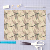  dragonfly afdrukken tissuepapier (Craft)