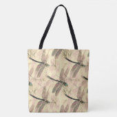  dragonfly afdrukken tote bag (Voorkant)