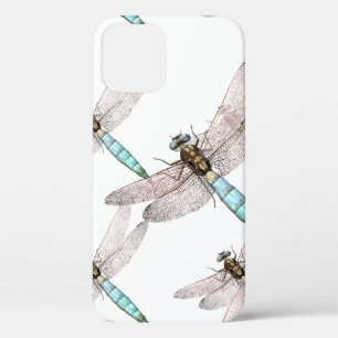 Dragonfly Air Force on White Background Hoesje-Mat Case-Mate iPhone Case