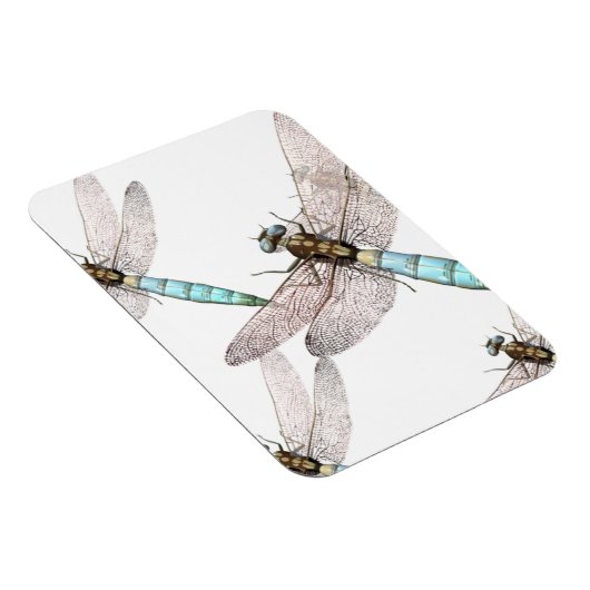 Dragonfly Air Force on White Magneet (Rechterzijde)