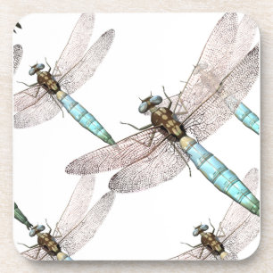 Dragonfly Air Force on White Onderzetter