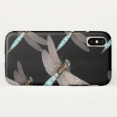 Dragonfly Air Force op Black Case-Mate iPhone Case (Achterkant (horizontaal))