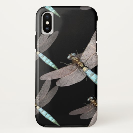 Dragonfly Air Force op Black Case-Mate iPhone Case (Achterkant)