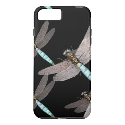 Dragonfly Air Force op Black Case-Mate iPhone Case (Achterkant)
