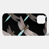 Dragonfly Air Force op Black Case-Mate iPhone Case (Achterkant (horizontaal))