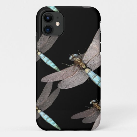 Dragonfly Air Force op Black Hoesje-Mate iPhone Ca Case-Mate iPhone Case (Achterkant)