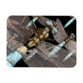 Dragonfly Air Force op Black Magneet (Horizontaal)