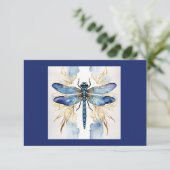 Dragonfly Alcohol Ink Bedankkaart (Staand voorkant)
