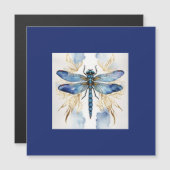 Dragonfly Alcohol Ink Magnetische Uitnodiging (Voorkant / Achterkant)