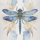 Dragonfly Alcohol Ink Sticker (Voorkant)