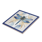 Dragonfly Alcohol Ink Tegeltje (Zijkant)