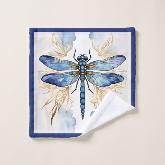 Dragonfly Alcohol Ink Washandje (Wasdoekje)