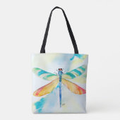 Dragonfly All-Over Print ShoulderTote Tote Bag (Achterkant)