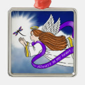 Dragonfly Angel Metalen Ornament (Voorkant)