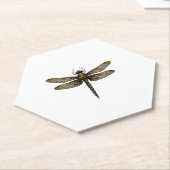 Dragonfly Animal Art Graphic Dragonfly (2) Kartonnen Onderzetters (Schuin)