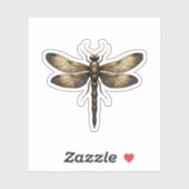 Dragonfly Animal Art Graphic Dragonfly (4) Sticker (Vel)