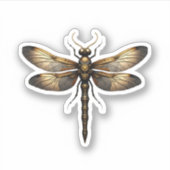Dragonfly Animal Art Graphic Dragonfly (4) Sticker (Voorkant)