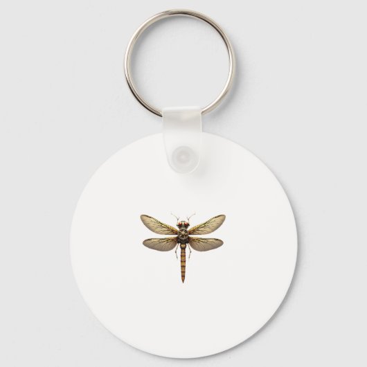 Dragonfly Animal Art Graphic Dragonfly Sleutelhanger (Voorkant)
