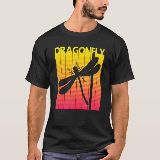 Dragonfly Animal Retro Costuum T-shirt (Voorkant)