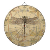 Dragonfly  Antiek Classic Natuur Dartbord (Voorkant)