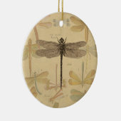 Dragonfly  Antiek Classic Natuur Keramisch Ornament (Rechts)