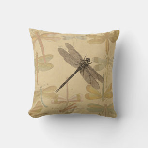 Dragonfly  Antiek Classic Natuur Kussen