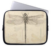 Dragonfly  Antiek Classic Natuur Laptop Sleeve (Voorkant)