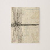 Dragonfly  Antiek Classic Natuur Legpuzzel (Verticaal)