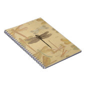 Dragonfly  Antiek Classic Natuur Notitieboek (Rechterzijde)
