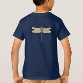 Dragonfly  Antiek Classic Natuur T-shirt (Achterkant)