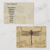 Dragonfly Antiek Classic Natuur Visitekaartje (Voorkant / Achterkant)