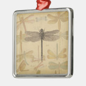 Dragonfly  Antiek Klassieke tekening Metalen Ornament (Links)