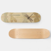 Dragonfly  Antiek Klassieke tekening Skateboard (Horizontaal)
