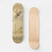 Dragonfly  Antiek Klassieke tekening Skateboard (Voorkant)