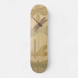 Dragonfly Antiek Klassieke tekening Skateboard