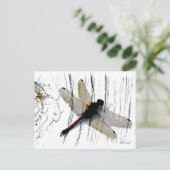 Dragonfly Art Briefkaart (Staand voorkant)