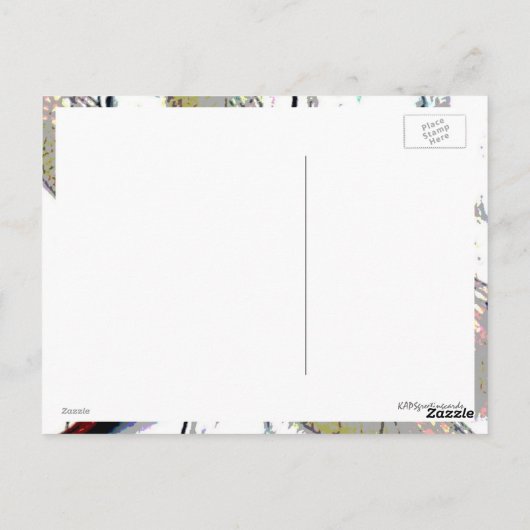 Dragonfly Art Briefkaart (Achterkant)