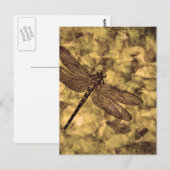 dragonfly Art Briefkaart (Voorkant / Achterkant)