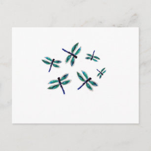 Dragonfly Art dansen Briefkaart