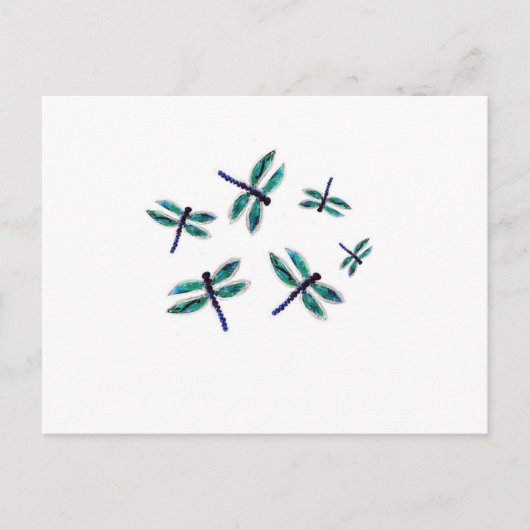 Dragonfly Art dansen Briefkaart (Voorkant)
