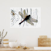 Dragonfly Art fotografie Poster (Keuken)